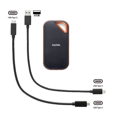 Disco Externo SSD SanDisk Extreme Pro Portable V2 1 TB USB 3.2 Gen 2