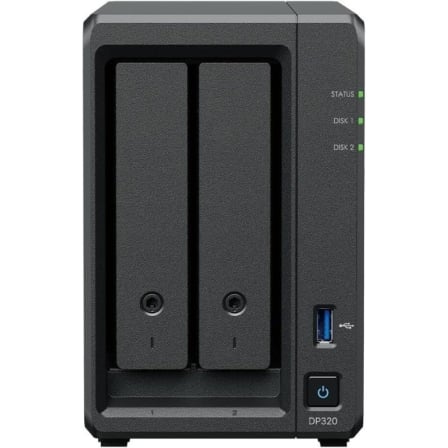 NAS Synology ActiveProtect DP320 2 Bahías 3.5 - 2.5 8 GB DDR4 16 TB Formato Torre