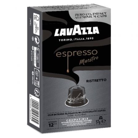 Cápsula Lavazza Espresso Maestro Ristretto para cafeteras Nespresso Caja de 10