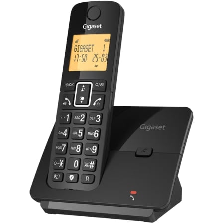 Teléfono Inalámbrico Gigaset Essential 300 Negro