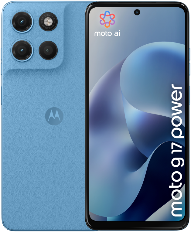 Motorola moto g17 power 17,1 cm (6.72 ) Ranura híbrida Dual SIM Android 15 USB Tipo C 4 GB 256 GB 6000 mAh Azul