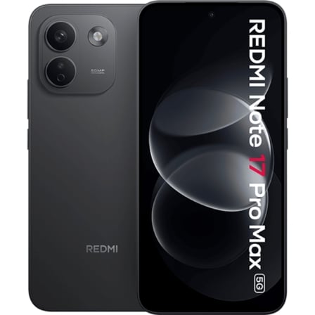 Smartphone Xiaomi Redmi Note 17 Pro Max 8 GB 512 GB 6.83 5G Negro