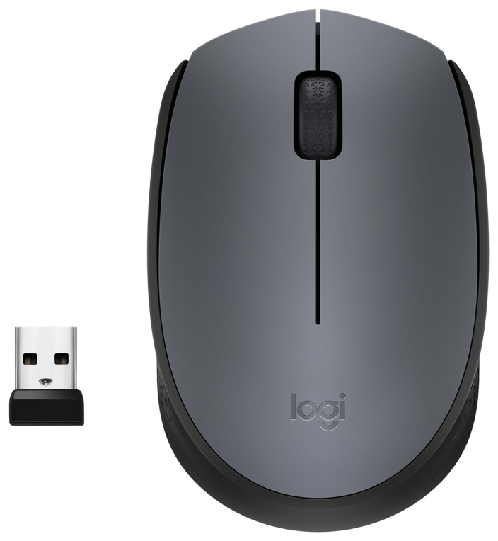 Ratón Inalámbrico Logitech M170 Hasta 1000 DPI Gris