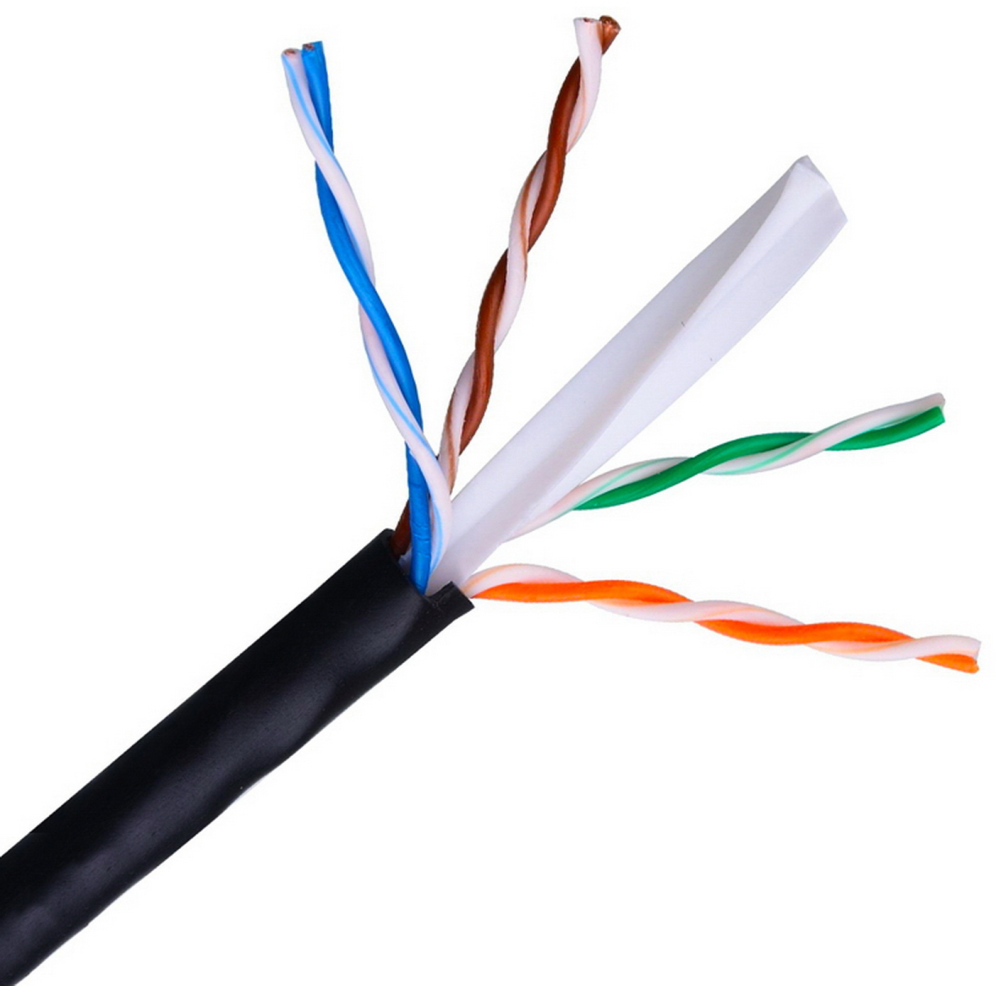 Bobina de Cable RJ45 para Exteriores UTP Aisens A135-0264 Cat.6 305m Impermeable Negro
