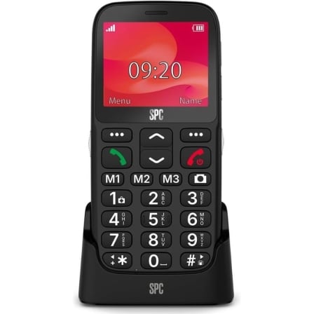 Teléfono Móvil SPC Polaris Pure para Personas Mayores 4G Negro