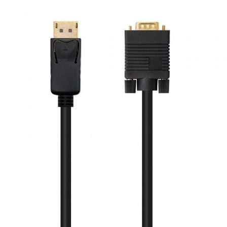 Cable Conversor Nanocable 10.15.4401 DisplayPort Macho - VGA Macho 1m Negro