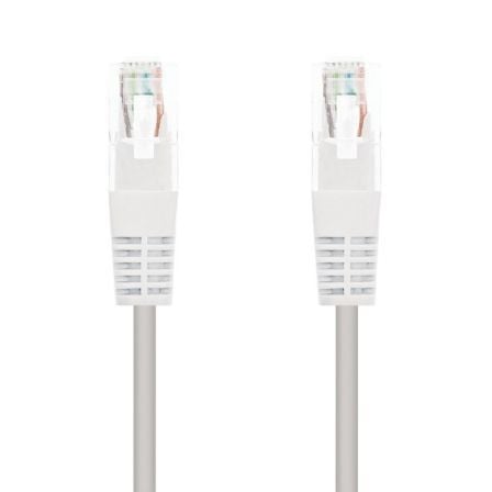 Cable de Red RJ45 UTP Nanocable 10.20.0102-W Cat.5e 2m Blanco