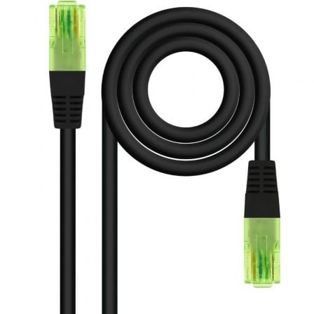 Cable de Red RJ45 UTP Nanocable 10.20.1401-BK Cat.6 1m Negro