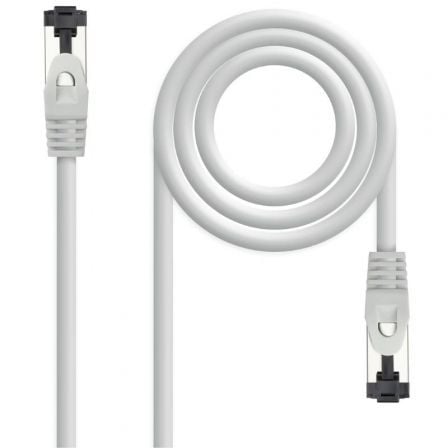 Cable de Red RJ45 SSTP Nanocable 10.20.2003 Cat.8.1 3m Gris