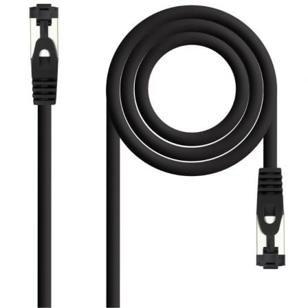 Cable de Red RJ45 SSTP Nanocable 10.20.2007-BK Cat.8.1 7m Negro