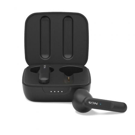 Auriculares Bluetooth NGS Ártica Move con estuche de carga Autonomía 7h Negros