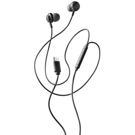 Auriculares Intrauditivos NGS Cross Step con Micrófono USB Tipo-C Negros