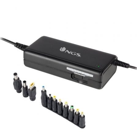 Cargador de Portátil NGS BAN 90W Manual 11 Conectores Voltaje 12-20V