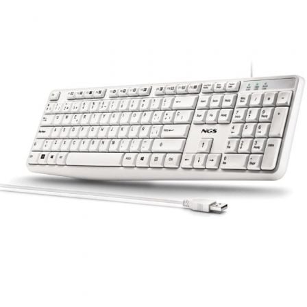 Teclado NGS Heritage HERITAGESPANISH Blanco