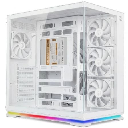 Caja Gaming Semitorre Nox Hummer Galaxy Blanca