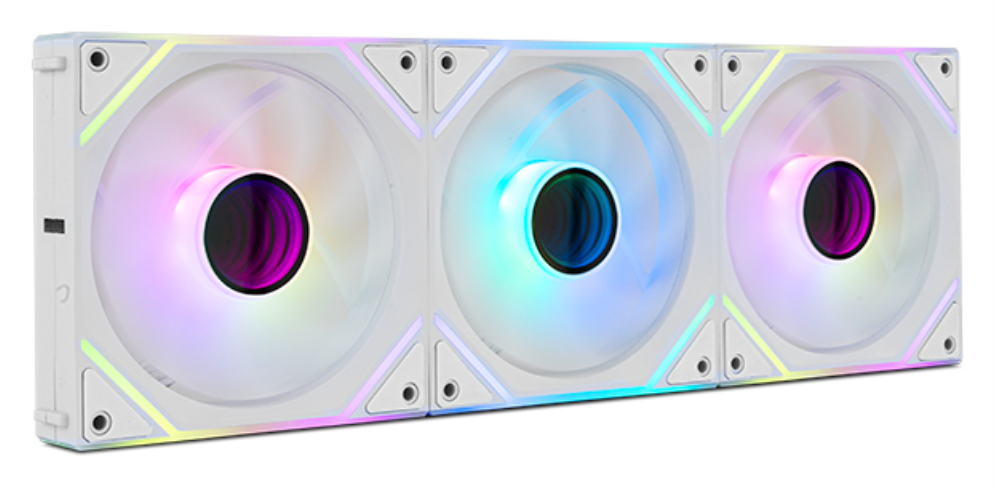 Pack 3 Ventiladores Nox Pro Link ARGB 12cm Blancos