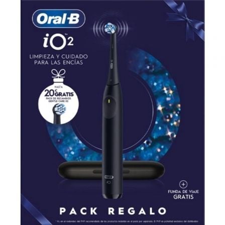 Cepillo Dental Braun Oral-B iO 2 Incluye 2 Recambios Negro