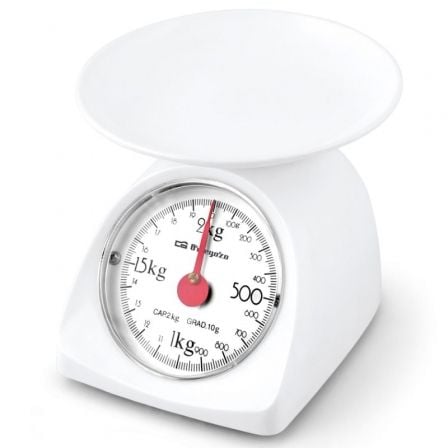 Báscula de Cocina Orbegozo PC 1015 hasta 2kg Blanca