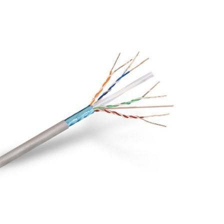 Bobina de Cable RJ45 FTP Aisens A136-0281 Cat.6 100m Gris