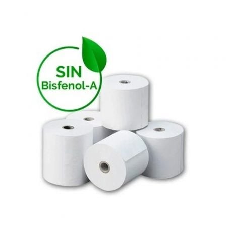 Caja de Rollos de Papel Térmico Genérico 80x80 BPAF 80 x 80mm 48 unidades