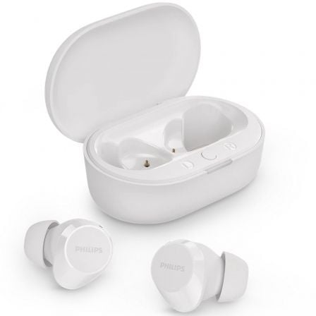 Auriculares Bluetooth Philips TAT1209 con estuche de carga Autonomía 6h Blancos
