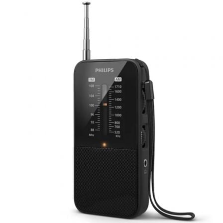 Radio Portátil Philips TAR1509 a Pilas Negra
