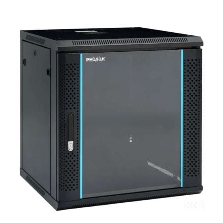 Armario Rack Mural Desmontado Phasak PHO 2112D 19 Altura 12U