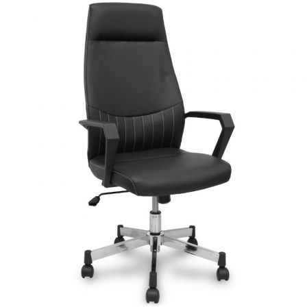 Silla de Oficina Piqueras y Crespo Opti520 520DBSP840CRRN Negra
