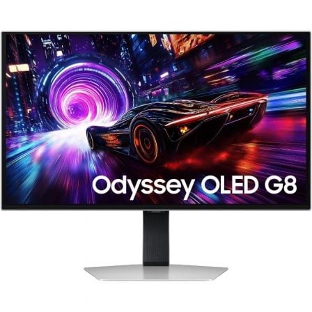 Monitor Gaming Samsung Odyssey OLED G8 G81SF S27FG816SU 27 4K 0.03ms 240Hz QD-OLED Regulable en altura Plata