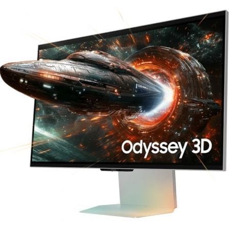 Monitor Gaming Samsung Odyssey 3D G90XF S27FG900XU 27 4K 1ms 165Hz 3D Multimedia Regulable en altura Plata