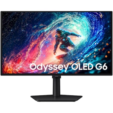 Monitor Gaming Samsung Odyssey OLED G6 G61SH S27HG612SU 27 QHD 0.03ms 240Hz QD-OLED Regulable en altura Negro