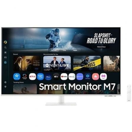Smart Monitor Samsung M7 S32FM701UU 32 4K Multimedia Smart TV Blanco