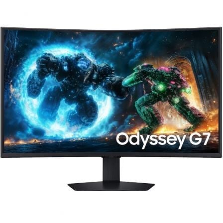 Monitor Gaming Curvo Samsung Odyssey G7 G75F 37 4K 1ms 165Hz VA Regulable en altura Negro