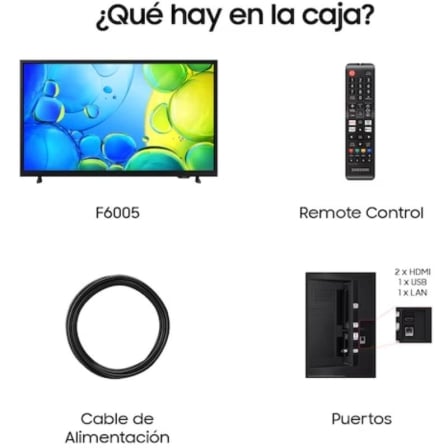 Televisor Samsung TU32F6005FK 32 Full HD Smart TV Wi-Fi