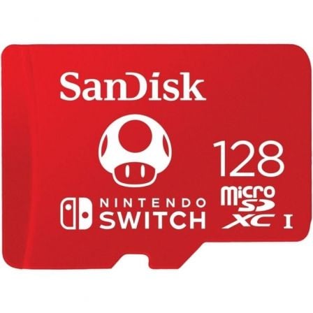 Tarjeta de Memoria SanDisk Nintendo Switch 128 GB microSD XC UHS-I Clase 10 100MBs
