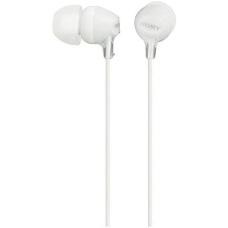 Auriculares Intrauditivos Sony MDR-EX15AP con Micrófono Jack 3.5 Blancos