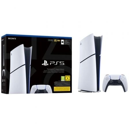 Consola Sony PlayStation 5 - PS5 Slim Digital 825 GB Incluye Mando Dual Sense Chassis E