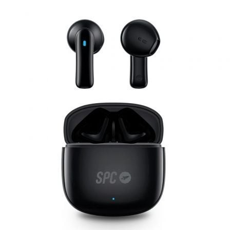 Auriculares Bluetooth SPC Zion 2 Play con estuche de carga Autonomía 7h Negros