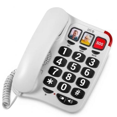 Teléfono SPC Confort Numbers 2 Blanco