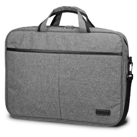Maletín Subblim Elite Laptop Bag para Portátiles hasta 14 Cinta para Trolley Gris