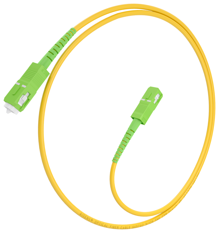 Cable de Fibra Óptica G657A2 3.0 9 125 SMF Aisens A152-0979 LSZH 1m Amarillo