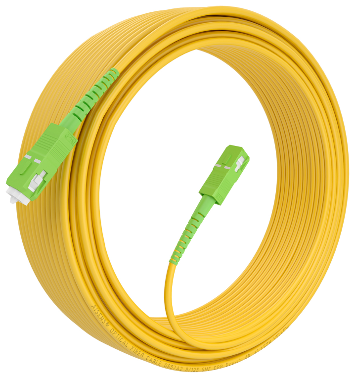 Cable de Fibra Óptica G657A2 3.0 9 125 SMF Aisens A152-0986 LSZH 20m Amarillo