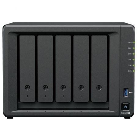 NAS Synology Diskstation DS1525+ 5 Bahías 3.5 - 2.5 8 GB DDR4 Formato Torre