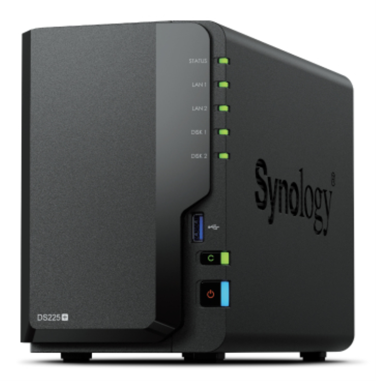 NAS Synology Diskstation DS225+ 2 Bahías 3.5 - 2.5 2 GB DDR4 Formato Torre