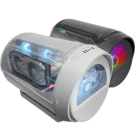 Caja Gaming Minitorre Mars Gaming MC-CYLON Blanca