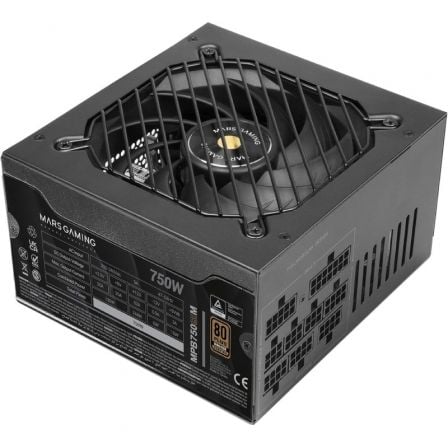 Fuente de Alimentación Mars Gaming MPB750SIM 750W Ventilador 14cm 80 Plus Bronze