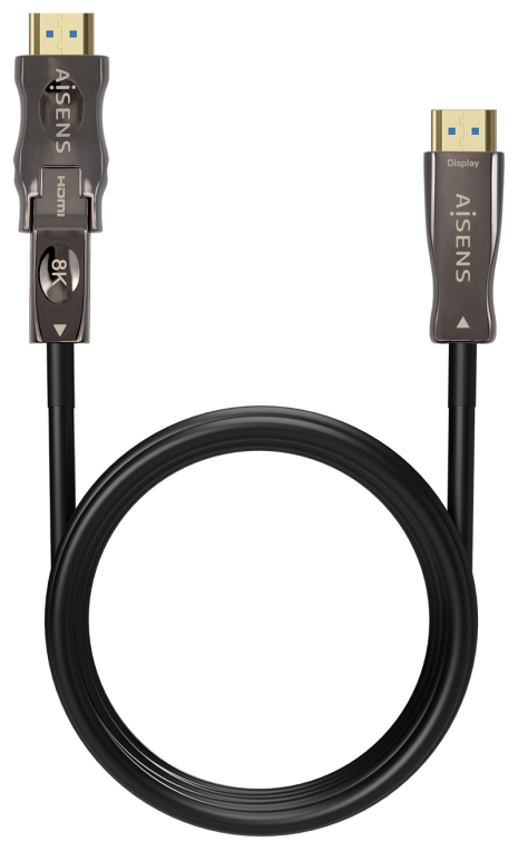 Cable HDMI 2.1 AOC 8K Desmontable Aisens A153-0645 HDMI Macho D Macho - HDMI Macho 20m Negro