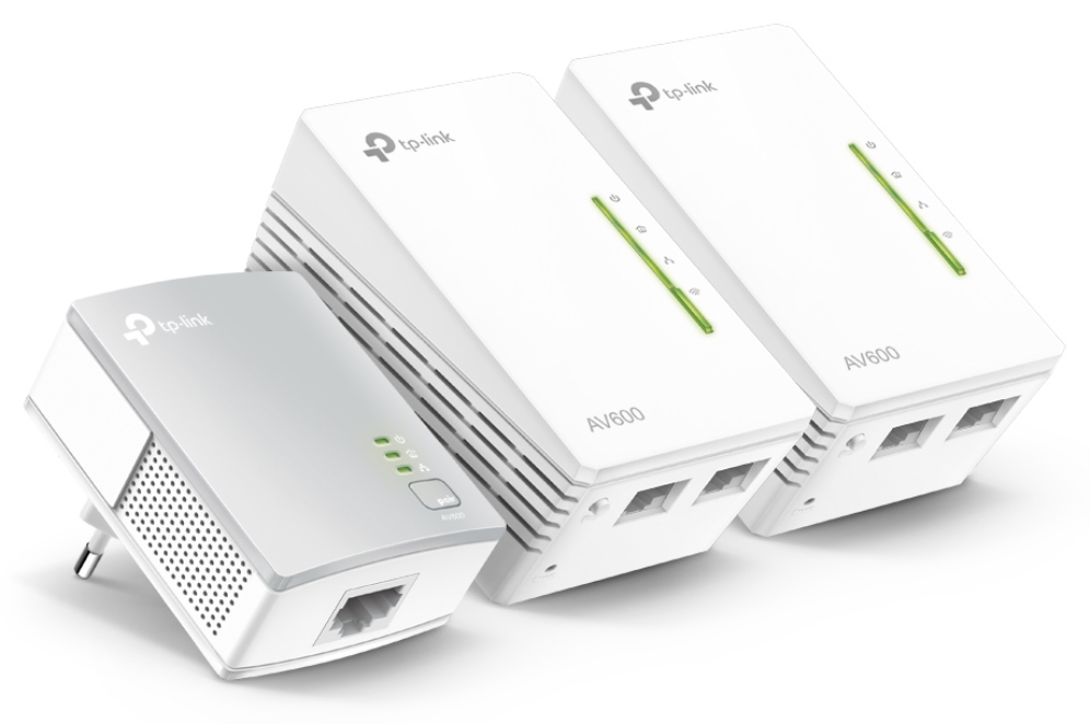 Adaptador Powerline TP-Link TL-WPA4220T KIT 500Mbps Alcance 300m Pack de 3