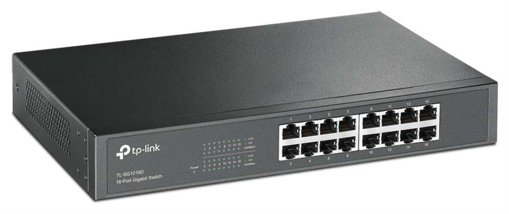 TPLink TL-SG1016D - Carcasa metálica - 13