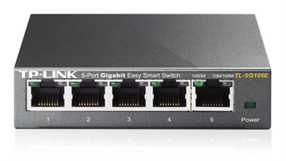 Switch TP-Link Easy Smart TL-SG105E 5 Puertos RJ-45 10 100 1000